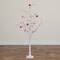 4ft. Pre-Lit Artificial Valentine's Day Twig Tree with 48 Heart Shaped LED Lights and Red Berries
